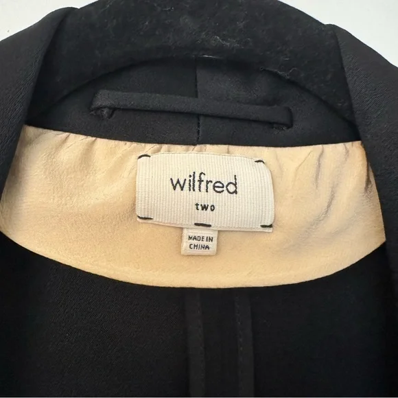 Aritzia Wilfred Chevalier North Blazer Jacket‎ Black - Picture 4 of 5